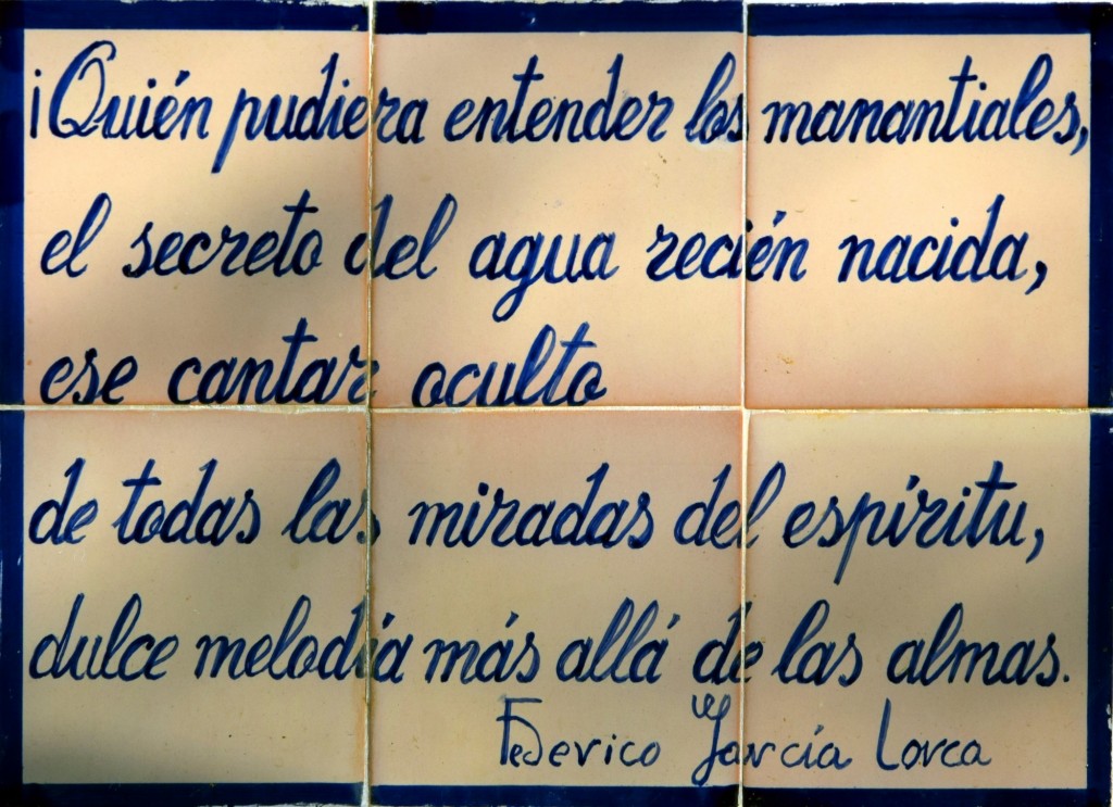 Foto: Quien pudiera...Versos de F.García Lorca - Pampaneira (Granada), España