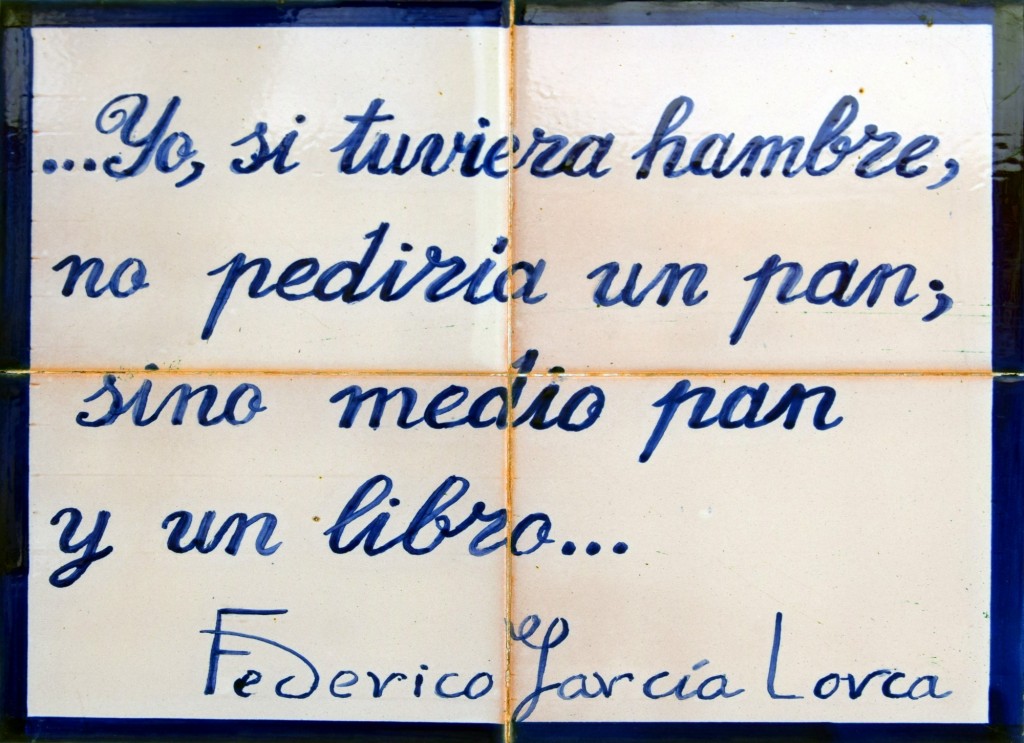 Foto: Yo,si tuviera ....F.Garcia Lorca - Pampaneira (Granada), España