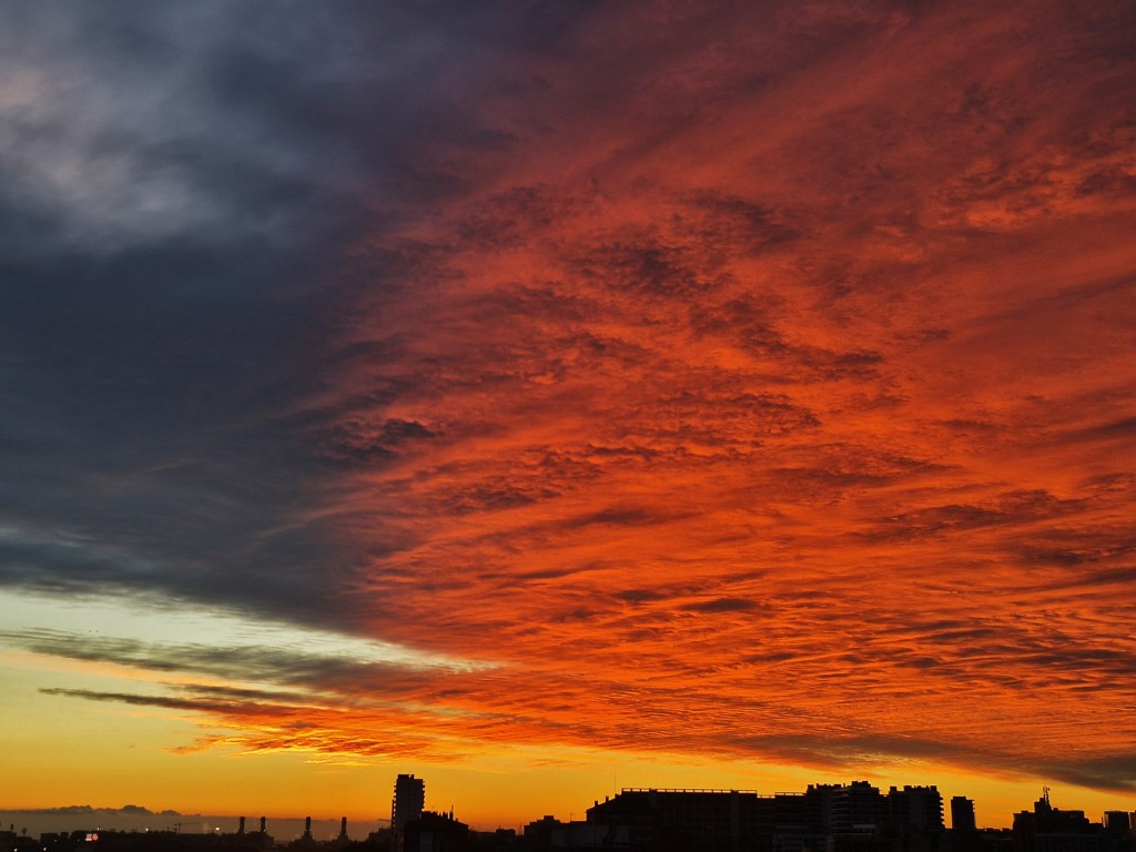 Foto: Amanecer - Sant Adrià de Besòs (Barcelona), España