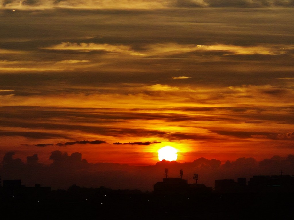 Foto: Amanecer - Sant Adrià de Besòs (Barcelona), España