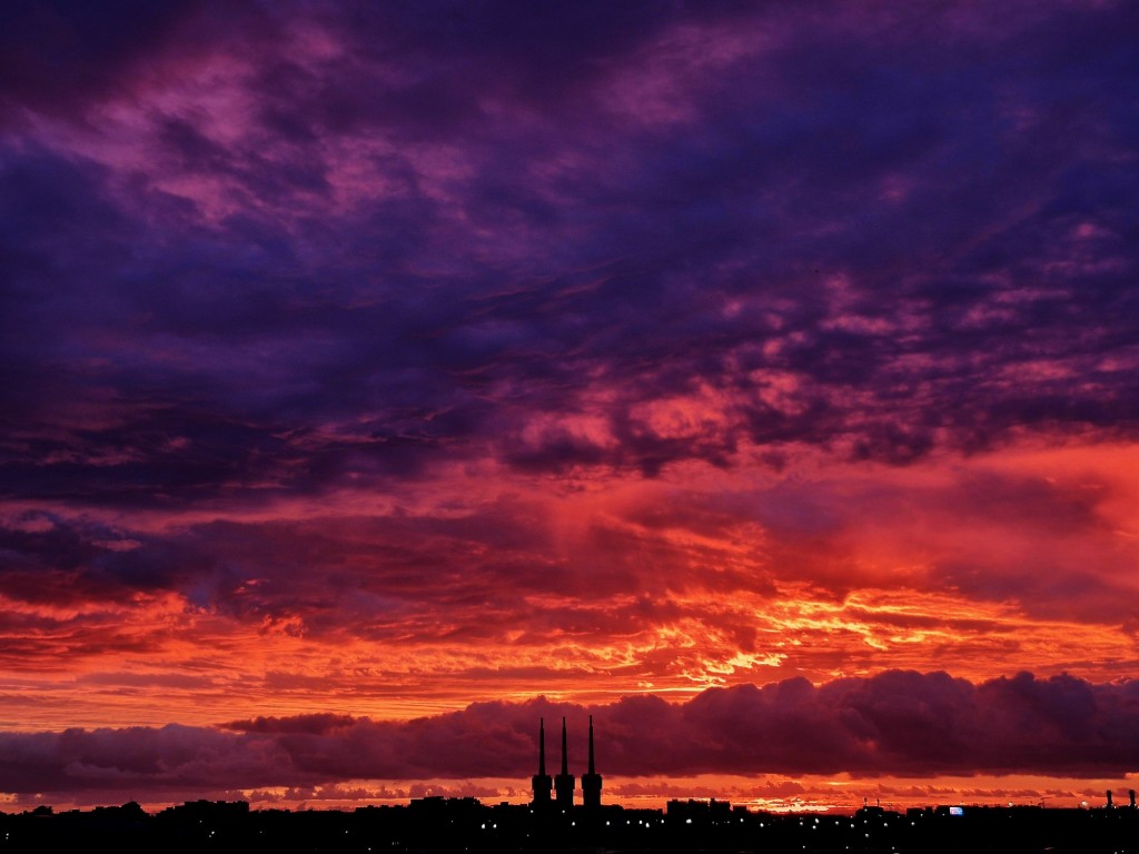Foto: Amanecer - Sant Adrià de Besòs (Barcelona), España