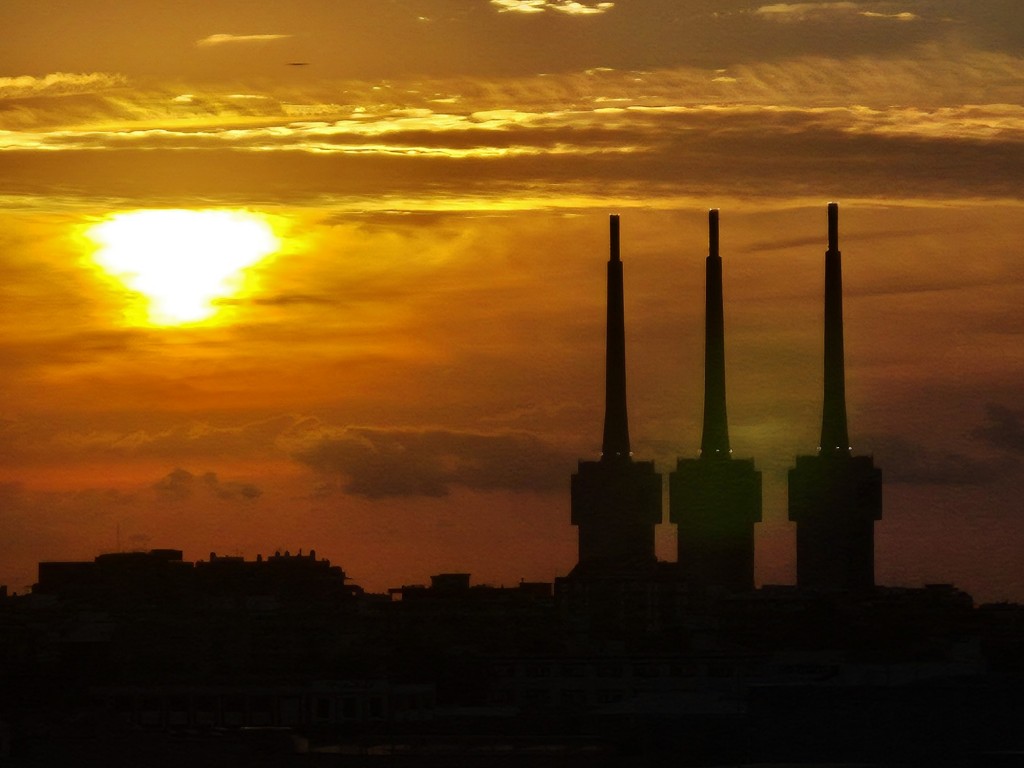 Foto: Amanecer - Sant Adrià de Besòs (Barcelona), España