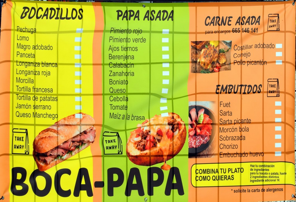 Foto: Carta del Boca-Papa - Soportujar (Granada), España