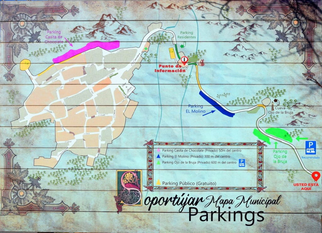 Foto: Plano municipal de Parkins en la localidad - Soportujar (Granada), España