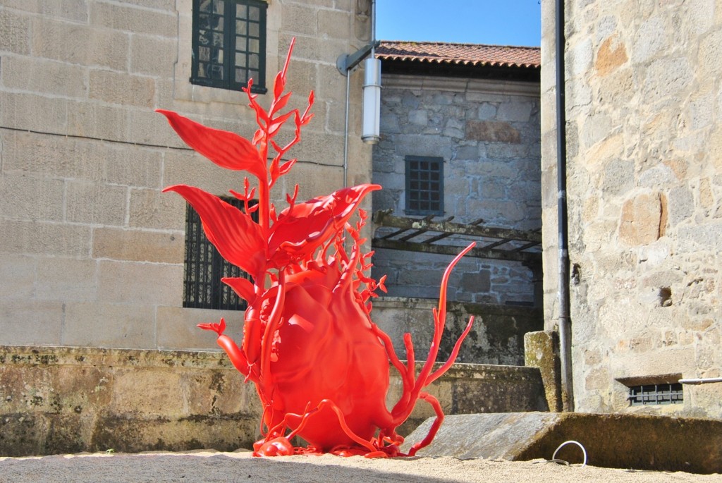 Foto: Escultura - Pontevedra (Galicia), España