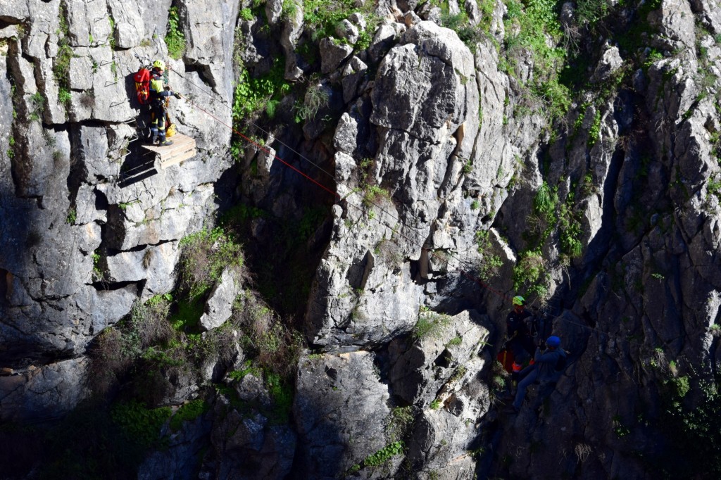 Foto: Rescate en Sistema Hundidero - Gato y Presa de los Caballeros - Montejaque (Málaga), España