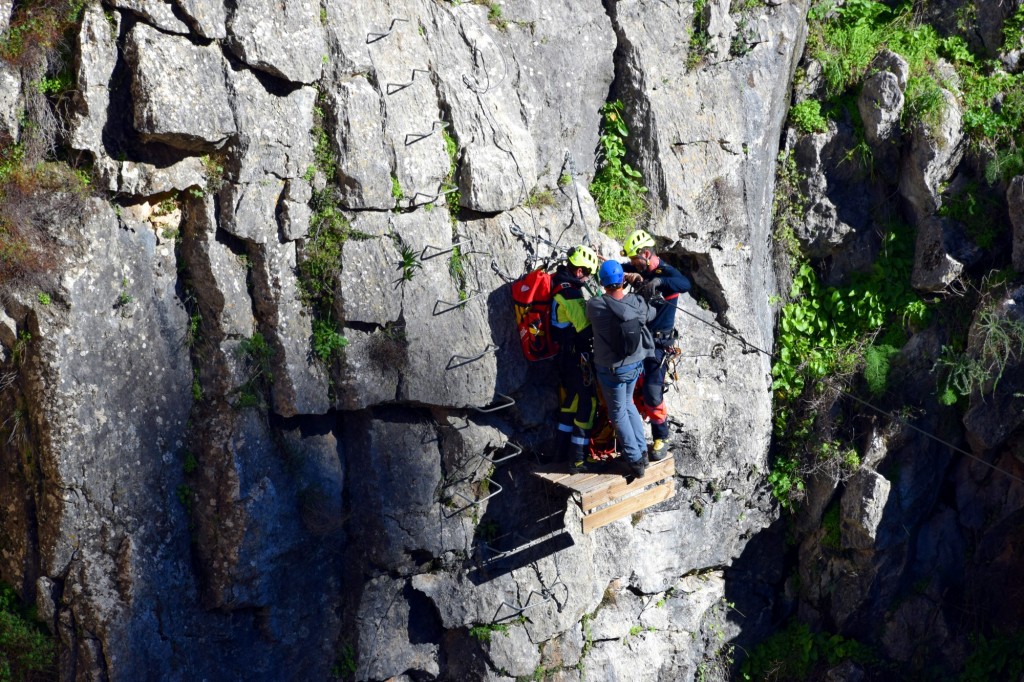Foto: Rescate en Sistema Hundidero - Gato y Presa de los Caballeros - Montejaque (Málaga), España