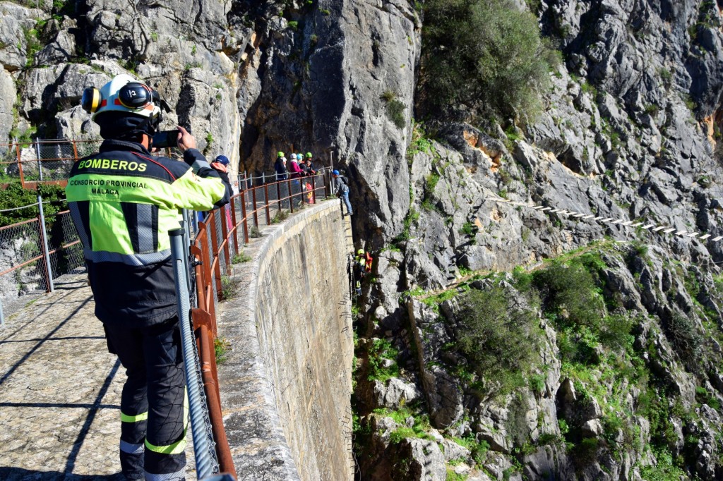 Foto: Rescate en Sistema Hundidero - Gato y Presa de los Caballeros - Montejaque (Málaga), España
