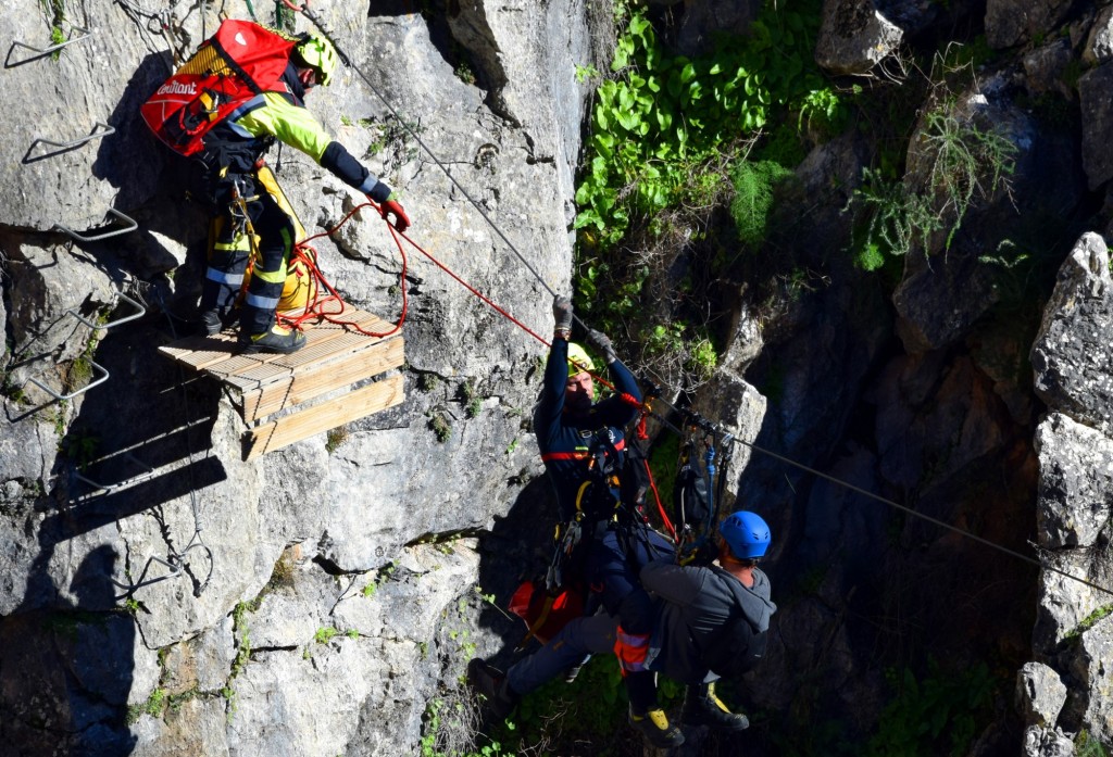 Foto: Rescate en Sistema Hundidero - Gato y Presa de los Caballeros - Montejaque (Málaga), España
