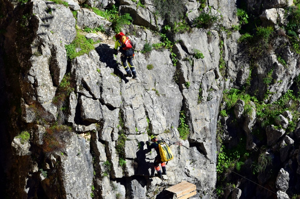 Foto: Rescate en el Sistema Hundidero - Gato y Presa de los Caballeros - Montejaque (Málaga), España
