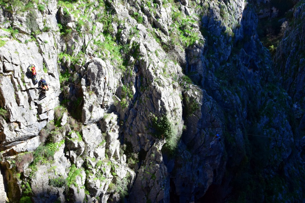 Foto: Rescate en el Sistema Hundidero - Gato y Presa de los Caballeros - Montejaque (Málaga), España