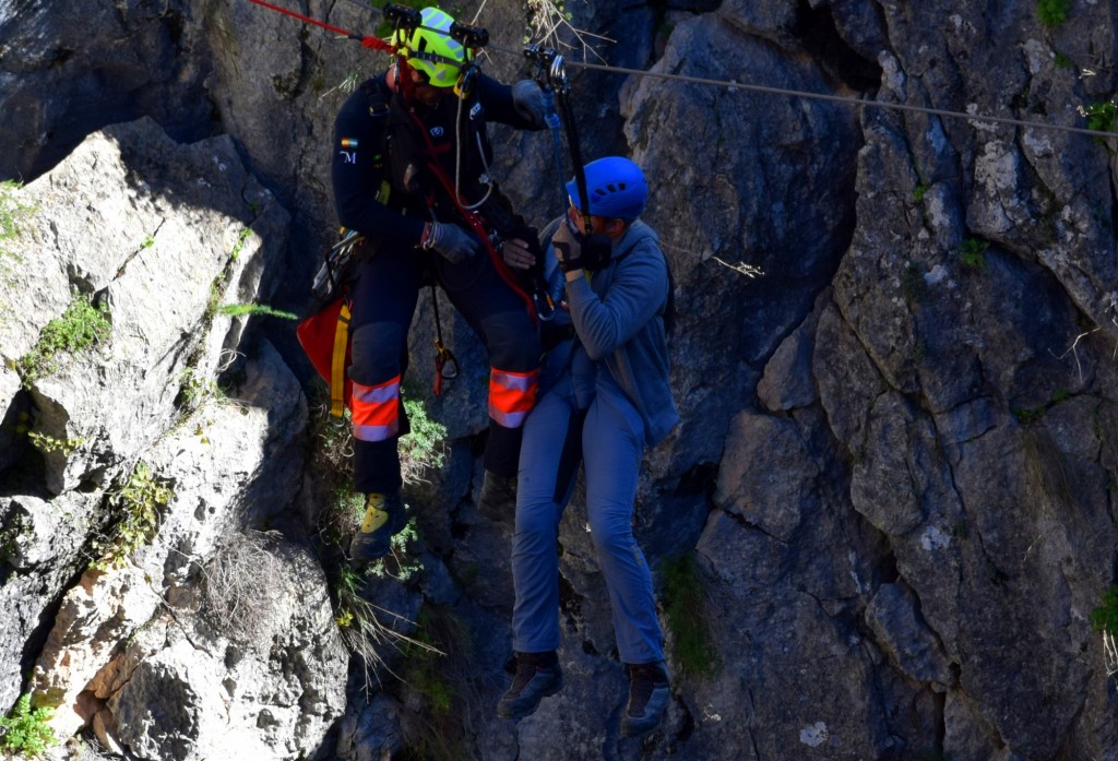 Foto: Rescate en el Sistema Hundidero - Gato y Presa de los Caballeros - Montejaque (Málaga), España