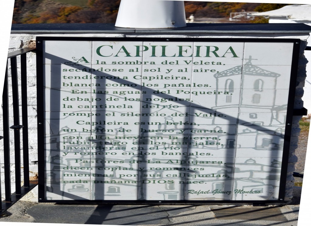 Foto: Versos a la Localidad por Rafael Gómez Montero - Capileira (Granada), España