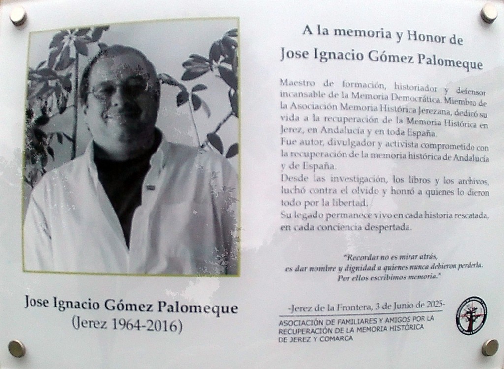 Foto: A la memória y honor de  José Ignacio Gómez Palomeque - Jerez de la Frontera (Cádiz), España