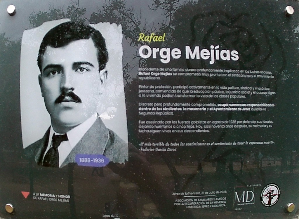 Foto: A la memória y honor de Rafael Orge Mejía - Jerez de la Frontera (Cádiz), España