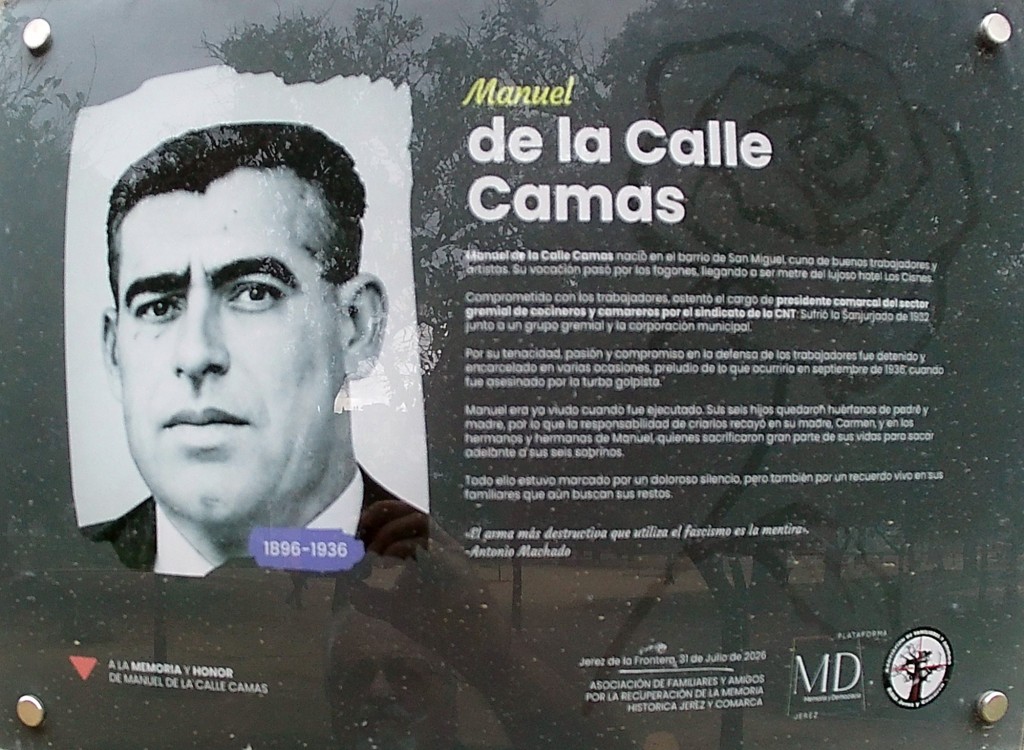 Foto: A la memória y honor de Manuel de la Calle Camas - Jerez de la Frontera (Cádiz), España