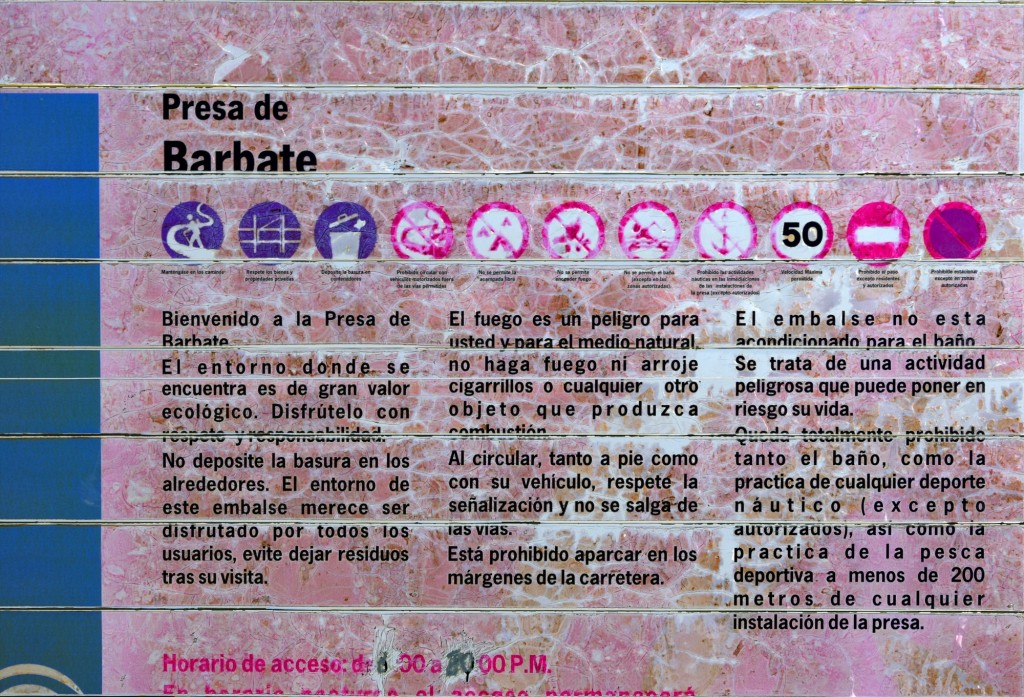 Foto: Cartel informativo - Alcalá de los Gazules (Cádiz), España