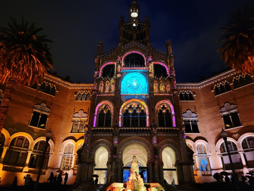 Foto: Luces en el hospital de Sant Pau - Barcelona (Cataluña), España