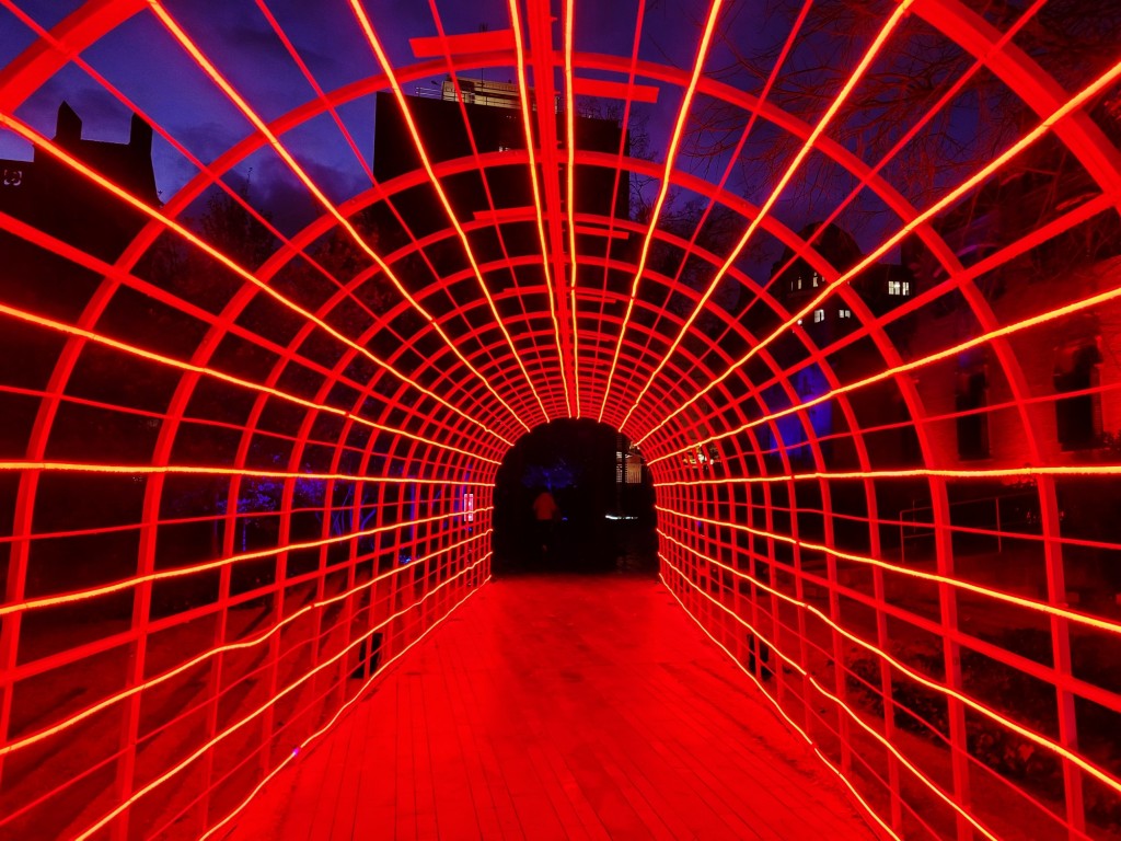 Foto: Luces en el hospital de Sant Pau - Barcelona (Cataluña), España