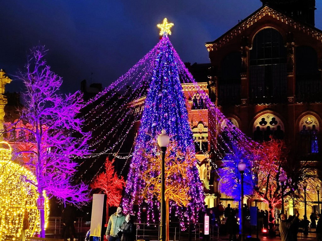 Foto: Luces en el hospital de Sant Pau - Barcelona (Cataluña), España