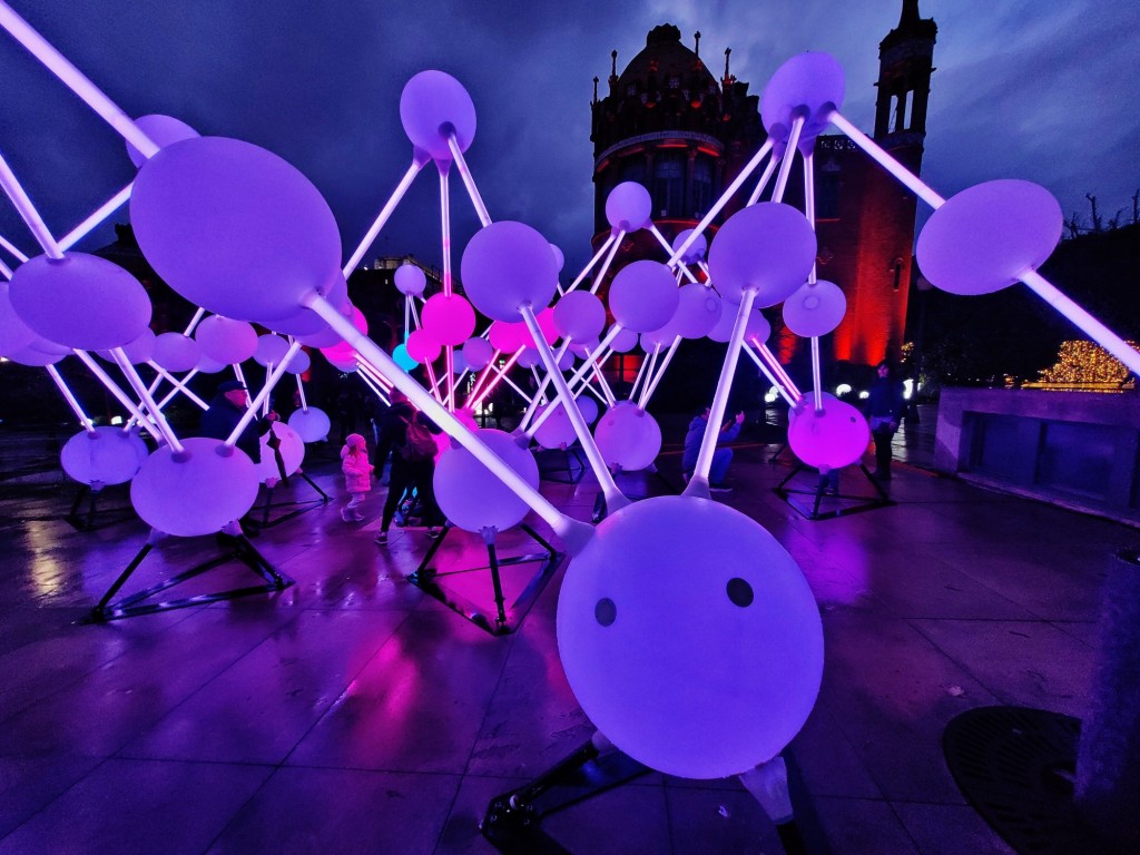 Foto: Luces en el hospital de Sant Pau - Barcelona (Cataluña), España
