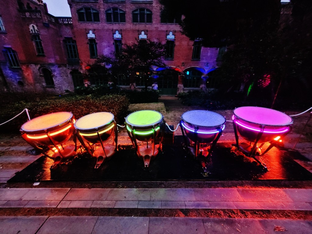Foto: Luces en el hospital de Sant Pau - Barcelona (Cataluña), España
