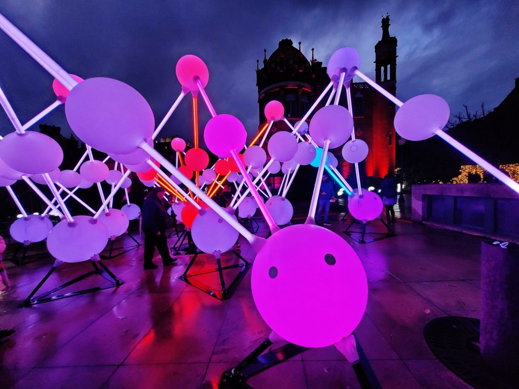 Foto: Luces en el hospital de Sant Pau - Barcelona (Cataluña), España