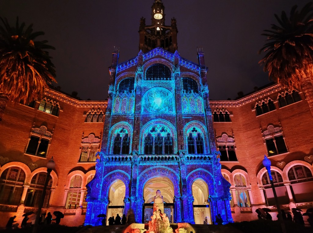 Foto: Luces en el hospital de Sant Pau - Barcelona (Cataluña), España