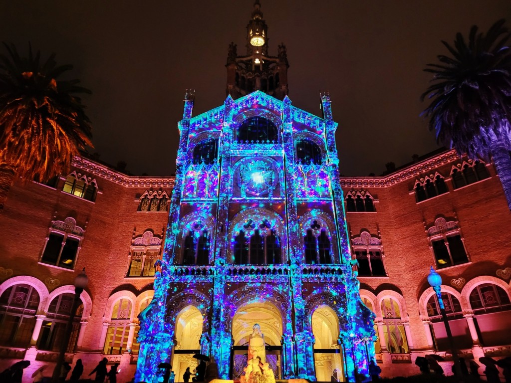 Foto: Luces en el hospital de Sant Pau - Barcelona (Cataluña), España