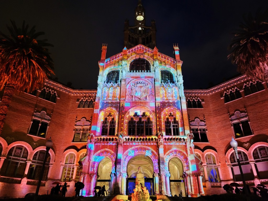 Foto: Luces en el hospital de Sant Pau - Barcelona (Cataluña), España
