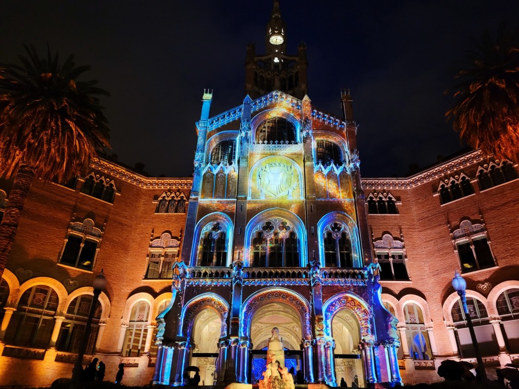 Foto: Luces en el hospital de Sant Pau - Barcelona (Cataluña), España