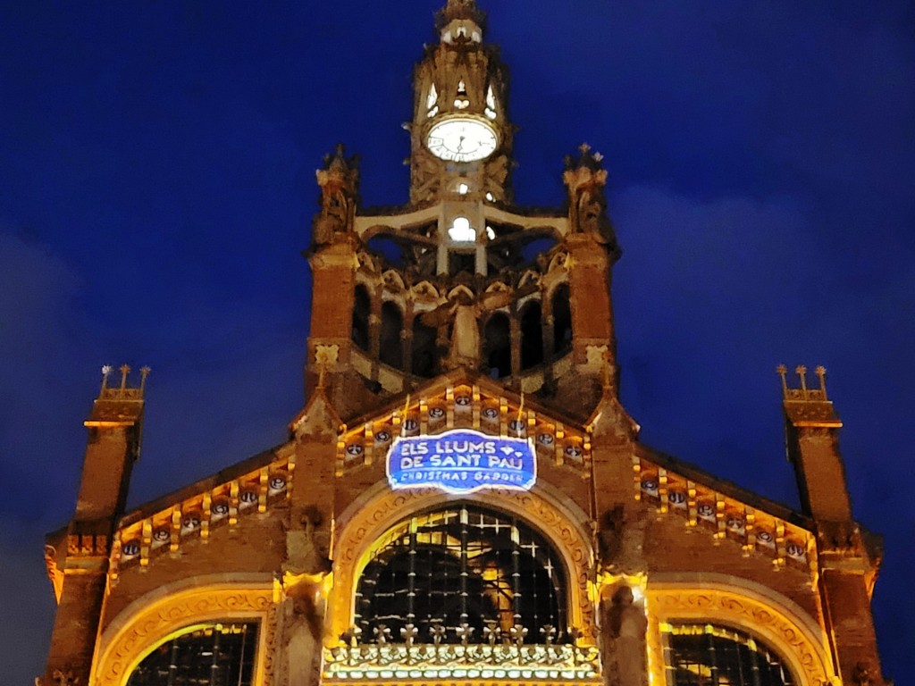 Foto: Luces en el hospital de Sant Pau - Barcelona (Cataluña), España