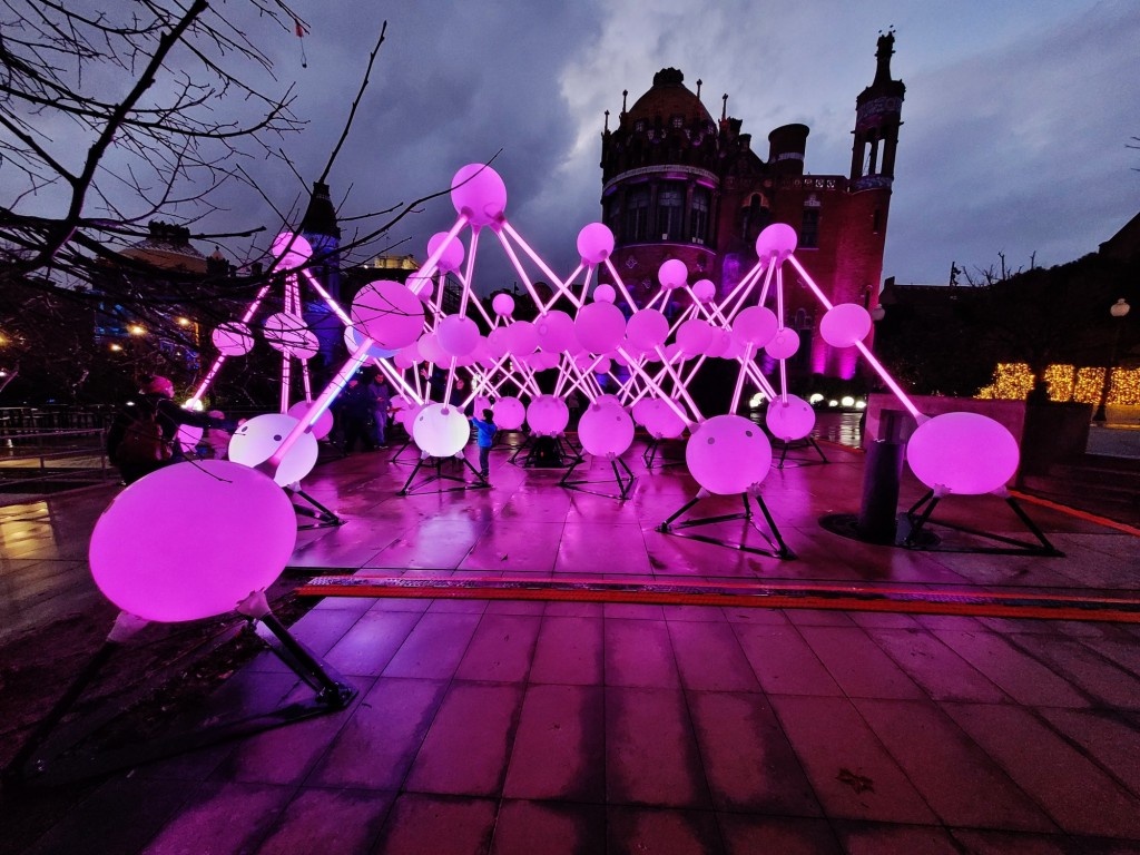 Foto: Luces en el hospital de Sant Pau - Barcelona (Cataluña), España