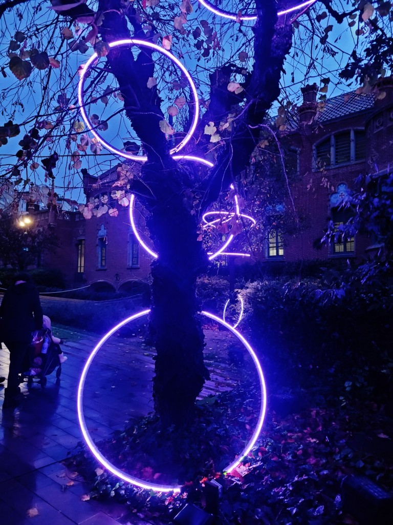 Foto: Luces en el hospital de Sant Pau - Barcelona (Cataluña), España