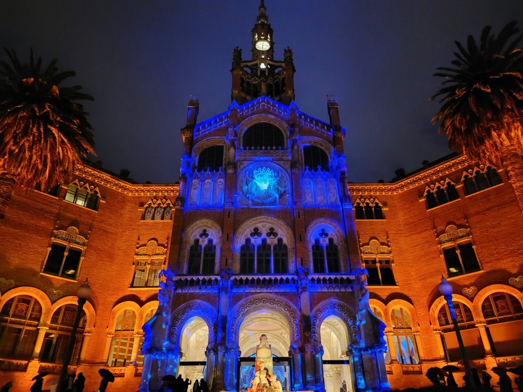 Foto: Luces en el hospital de Sant Pau - Barcelona (Cataluña), España