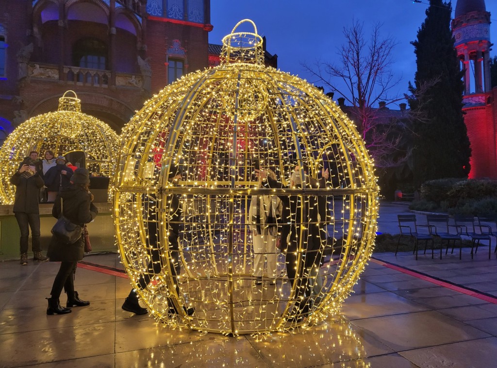 Foto: Luces en el hospital de Sant Pau - Barcelona (Cataluña), España