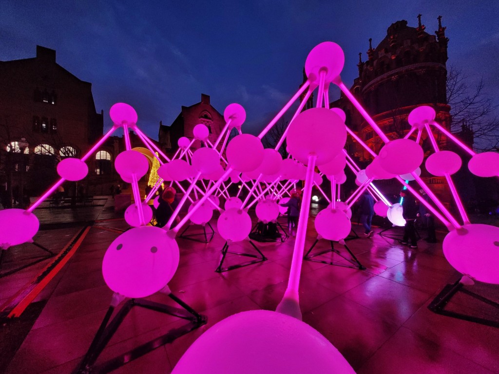 Foto: Luces en el hospital de Sant Pau - Barcelona (Cataluña), España