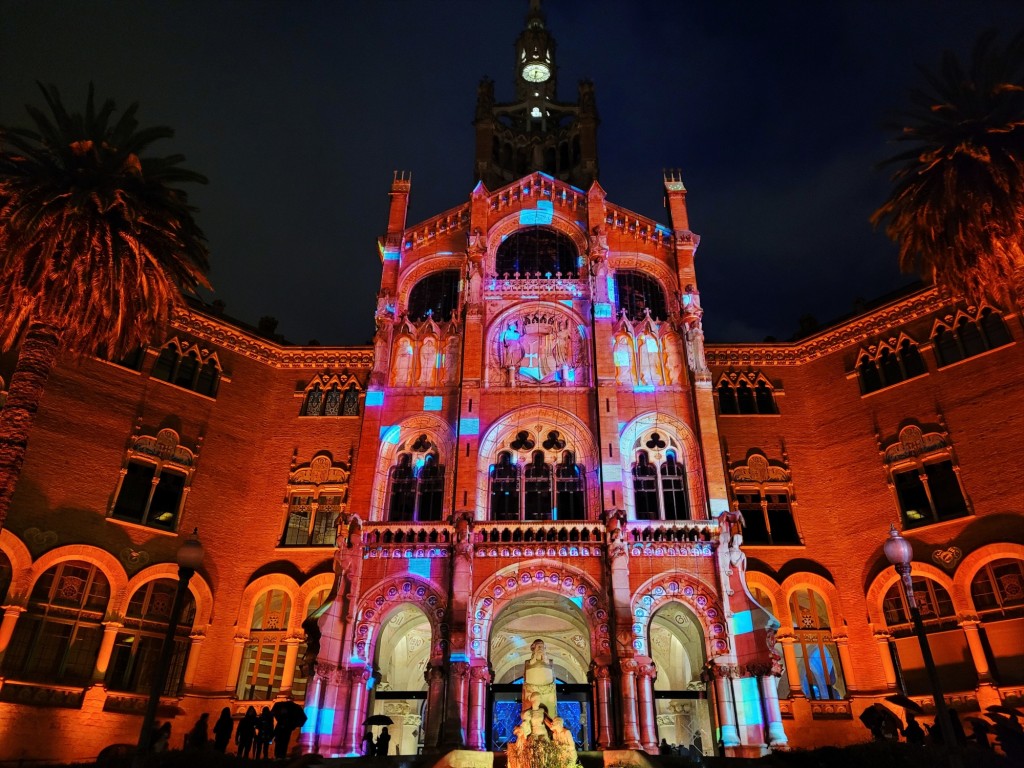 Foto: Luces en el hospital de Sant Pau - Barcelona (Cataluña), España