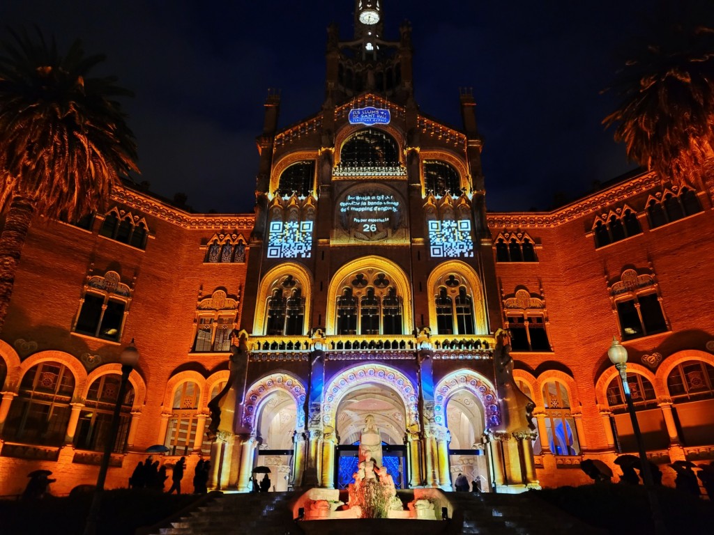 Foto: Luces en el hospital de Sant Pau - Barcelona (Cataluña), España