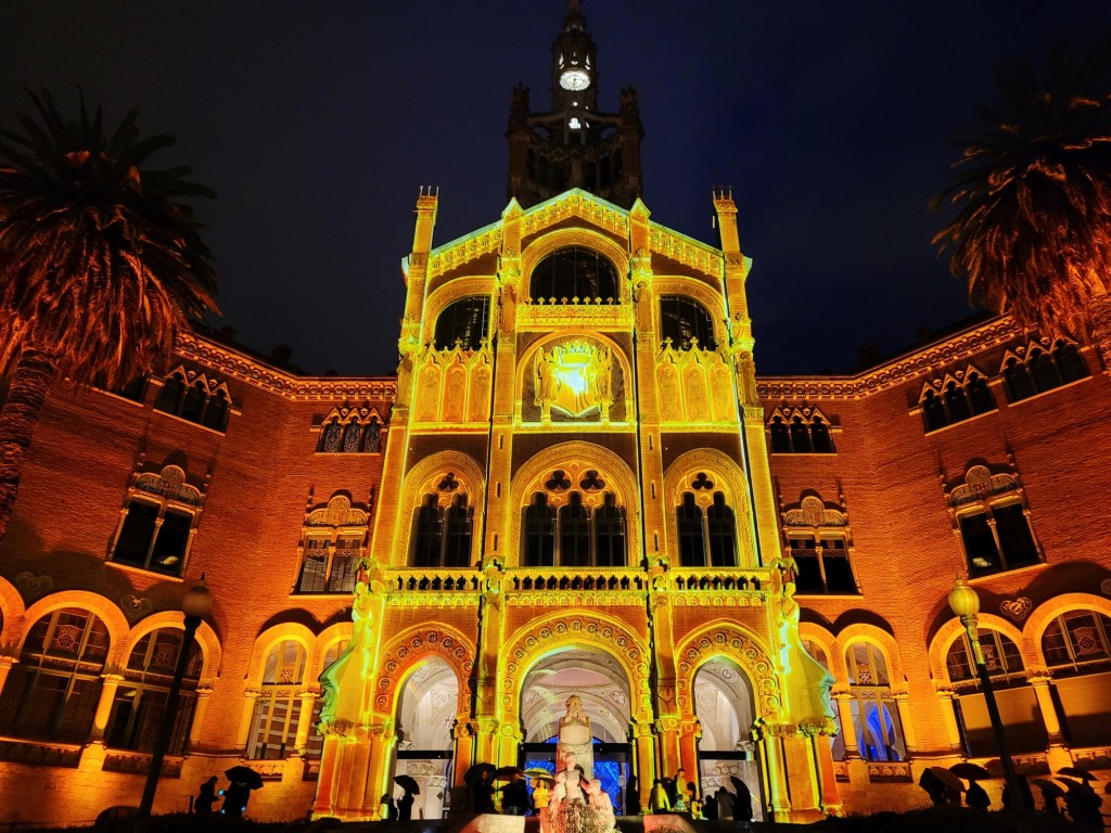 Foto: Luces en el hospital de Sant Pau - Barcelona (Cataluña), España