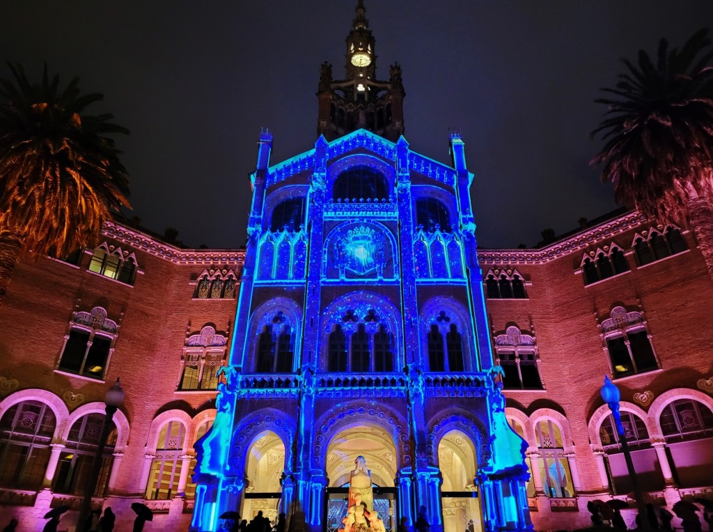 Foto: Luces en el hospital de Sant Pau - Barcelona (Cataluña), España