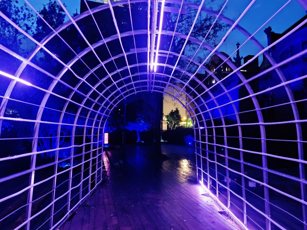 Foto: Luces en el hospital de Sant Pau - Barcelona (Cataluña), España