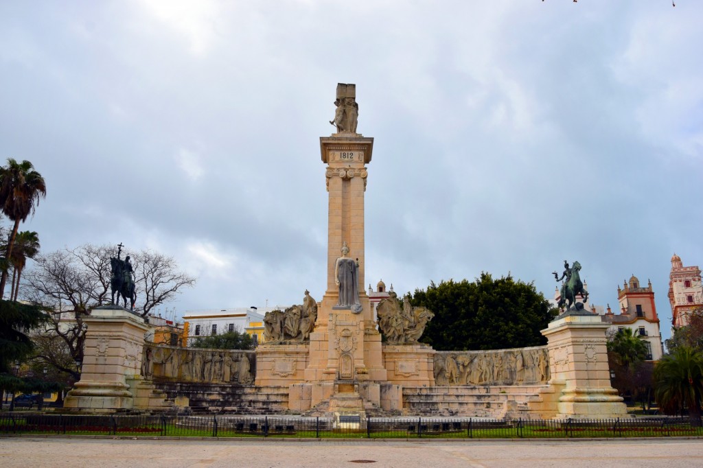 Foto: Plaza España. Monumento a la Constitución de 1812 - Cádiz (Andalucía), España