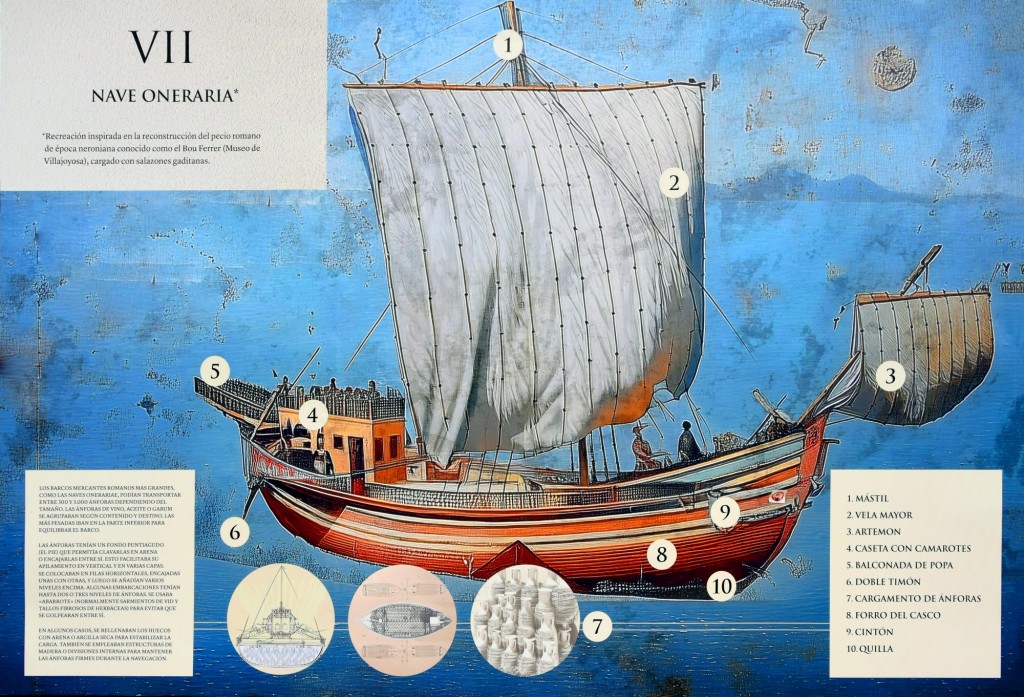 Foto: Nave Oneraria - Exposición Artística al áire libre - De Roma a Gades - Cádiz (Andalucía), España