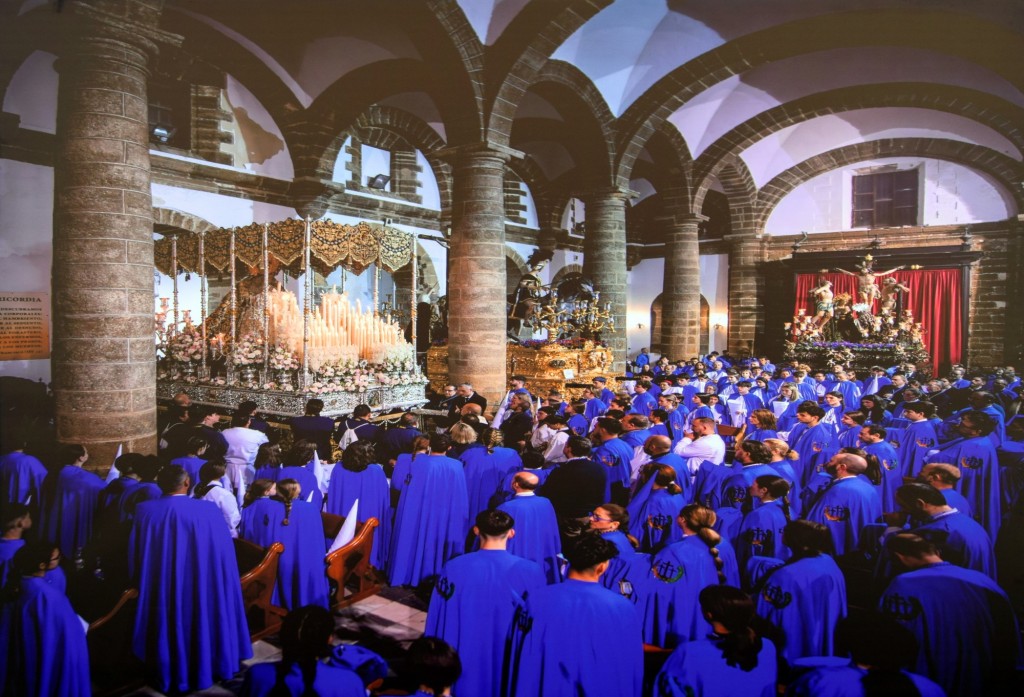 Foto: Exposición fotográfica al áire libre sobre la pasión de la Semana Santa - Cádiz (Andalucía), España