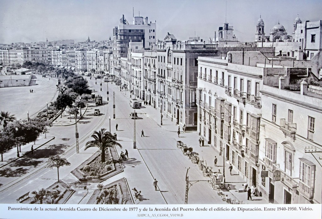 Foto: Avenida del Puerto. Año 1.940 - Cádiz (Andalucía), España
