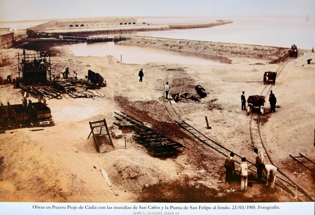 Foto: Punta de San Felipe. Año 1.905 - Cádiz (Andalucía), España