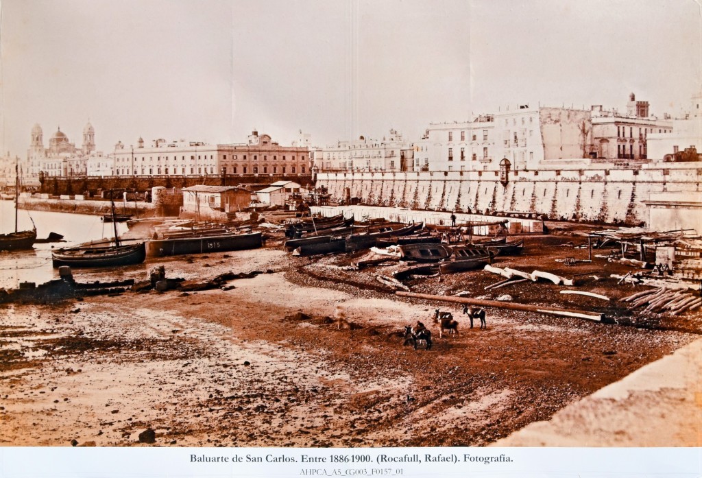 Foto: Baluarte San Carlos. Año 1886 - Cádiz (Andalucía), España
