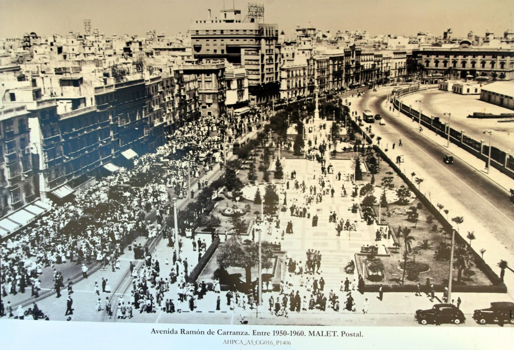 Foto: Avenida Ramón de Carranza. Año 1.950 - Cádiz (Andalucía), España