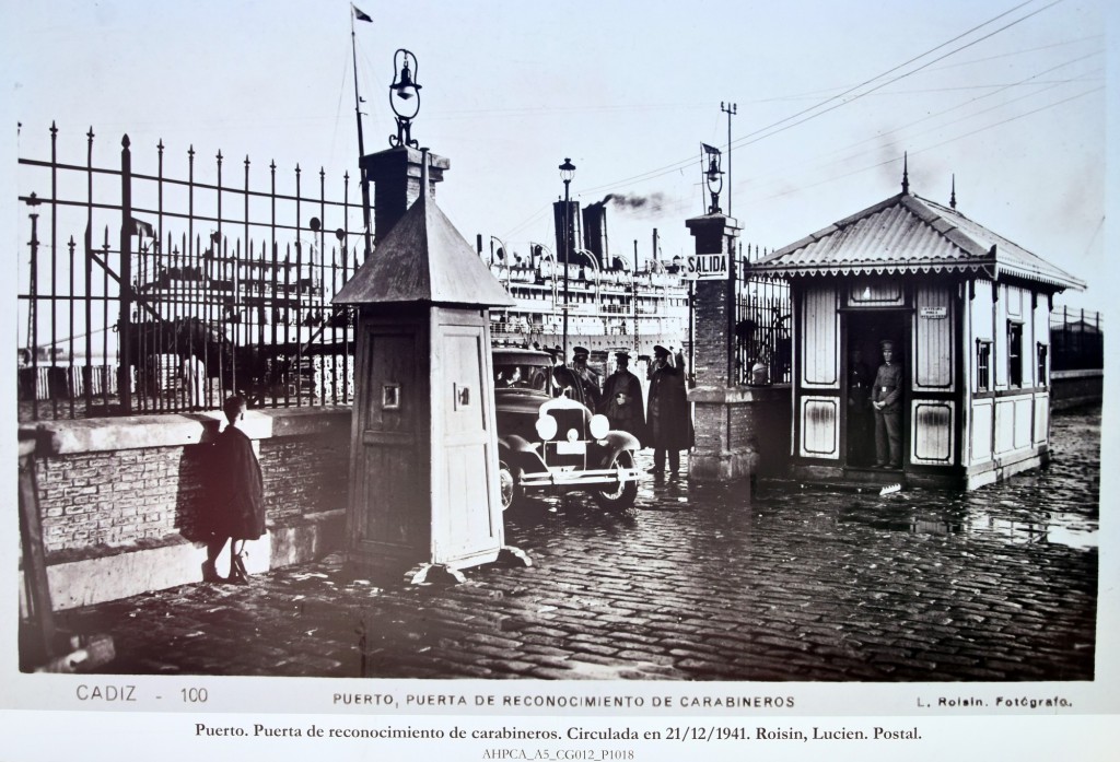 Foto: Puesto de Carabineros. Año 1.941 - Cádiz (Andalucía), España
